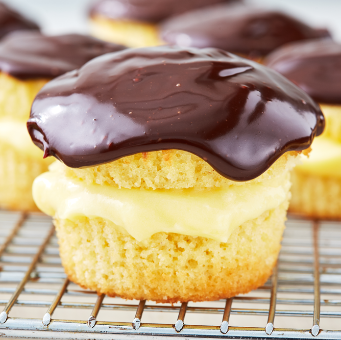Boston Cream Cupcakes