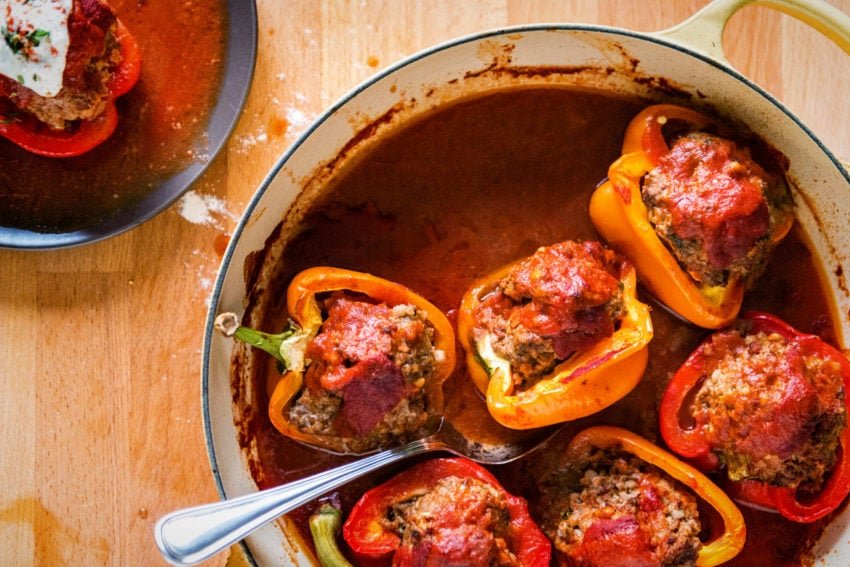 Lamb Stuffed Peppers