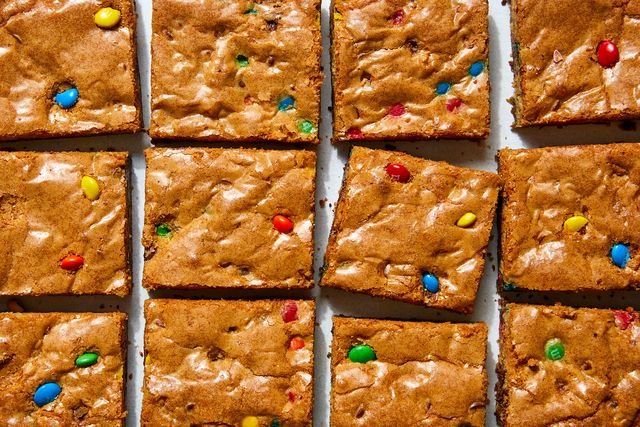 M&M Cookie Bars